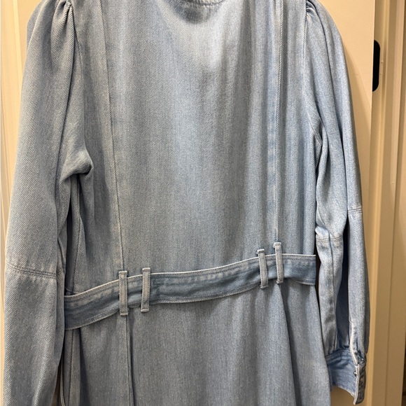 Sezane Caterina Dress Bleach - Size 10 - Picture 4 of 8